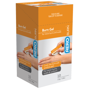 AEROBURN Burn Gel Sachet 3.5g pack/10 (GST FREE)