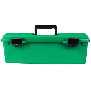 AEROCASE Green Plastic Tacklebox with 1 Liftout Tray 23 x 40 x 14.5cm