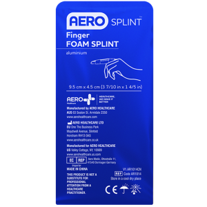AEROSPLINT Finger Aluminium Foam Splint 9.5 x 4.5cm