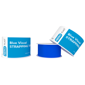 AEROPLAST Visual Strapping Tape 2.5cm x 5M Box/12