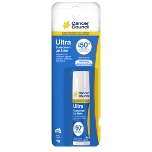 CANCER COUNCIL SPF50+ Ultra Lip Balm 4g (GST Free)