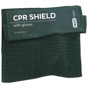 AEROSHIELD Key Ring CPR Face Shield + Gloves (GST Free)
