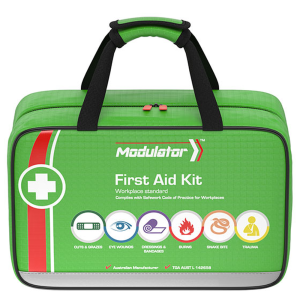 CUSTOM Modulator Commercial Softpack Food & Beverage First Aid Kit 36cm W x 14cm D x 23cm H
